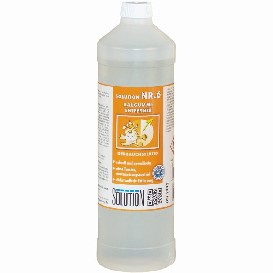 Solution Nr. 6 Kaugummi-Entferner 1000 ml - Flasche