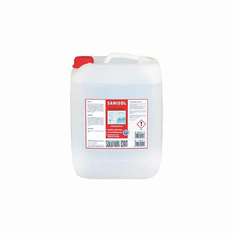 Sanisol Sanitärreiniger in Kanister, tensidfrei und umweltfreundlich für effektive Reinigung.