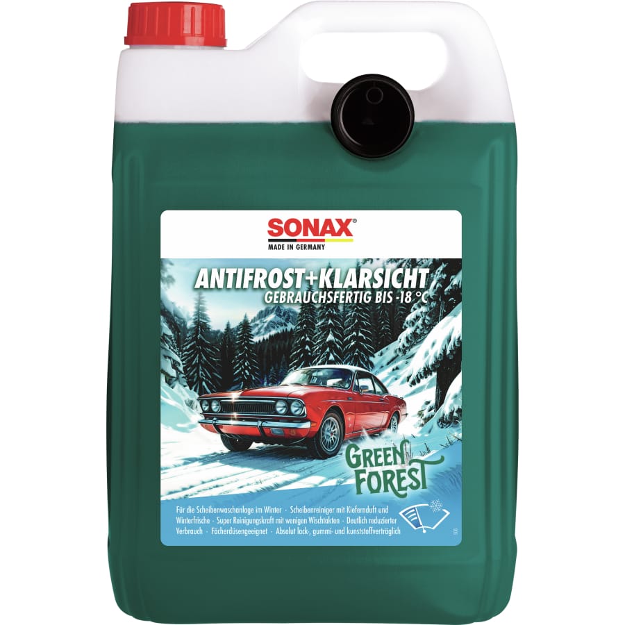 SONAX AntiFrost+KlarSicht Scheibenreiniger, bis -18 °C 5 Liter Kanister