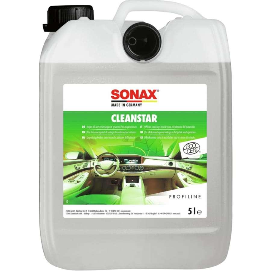 SONAX CleanStar Ecocert Innenraumreiniger materialschonend 5 Liter Kanister