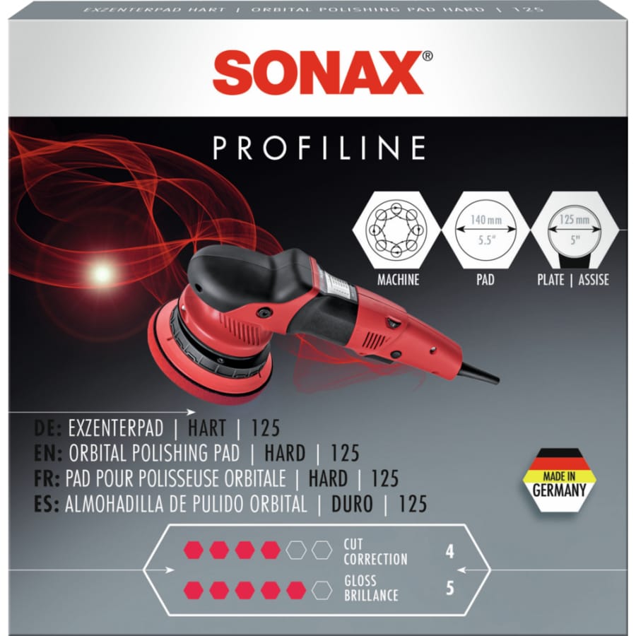 SONAX ExzenterPad hart 125 mm 1 Stück
