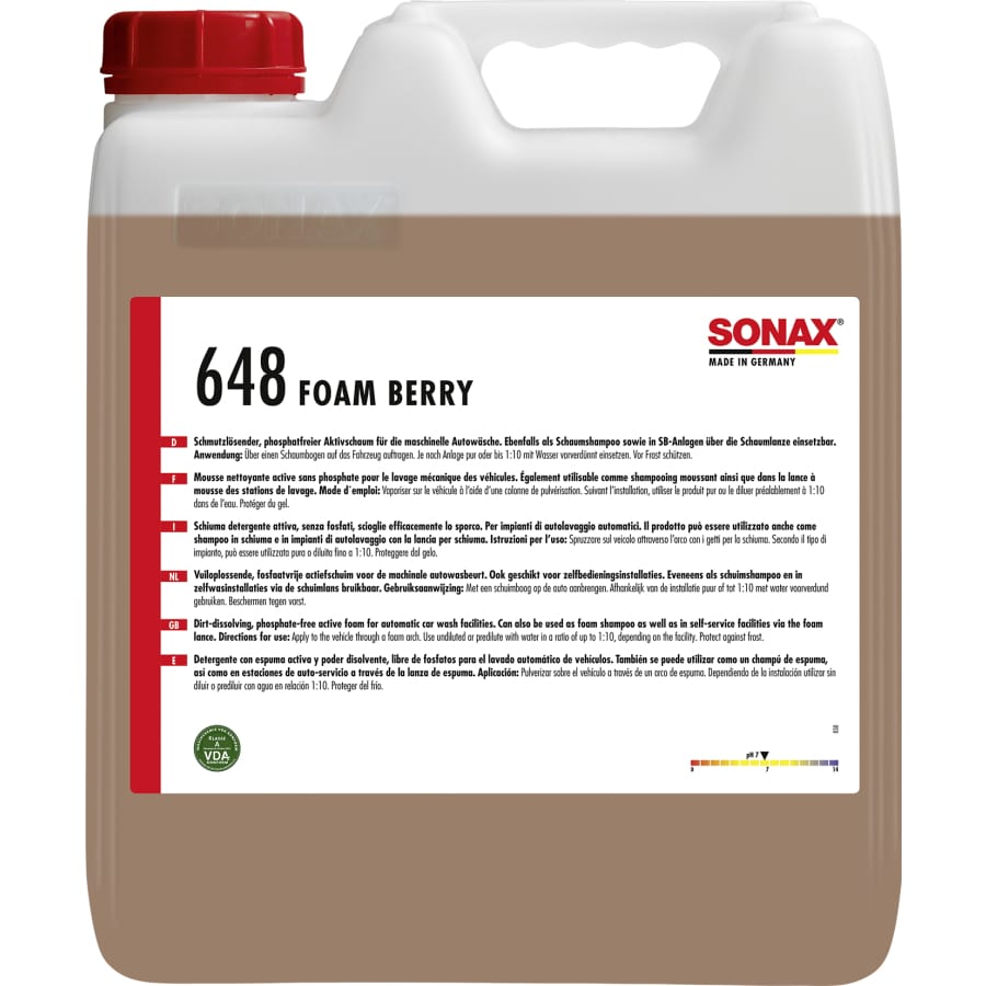 SONAX Foam Berry Aktivschaum – 10 Liter Kanister