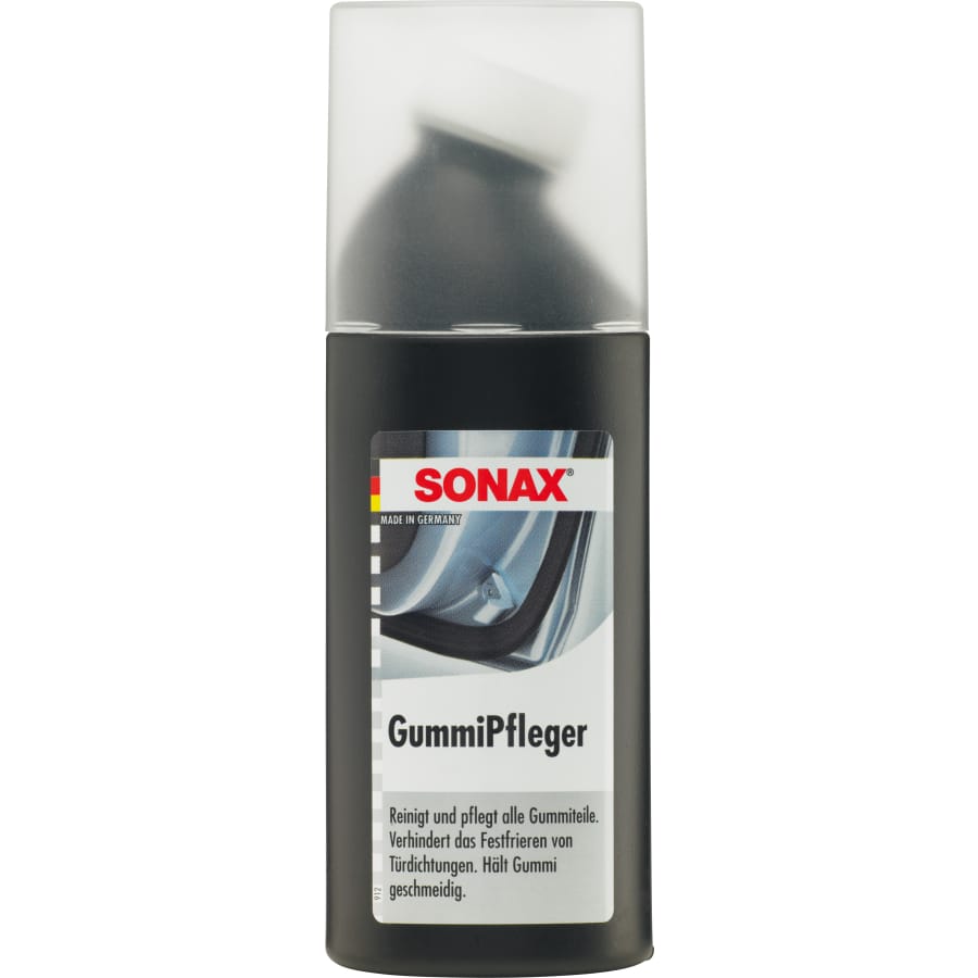 SONAX Gummipfleger 100 ml Flasche mit Schwammapplikator
