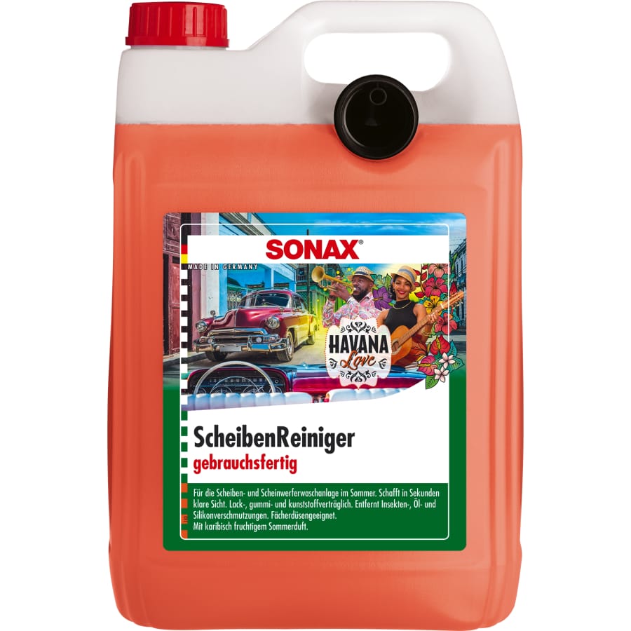SONAX Havana Love Scheibenreiniger, gebrauchsfertig 5 Liter Kanister