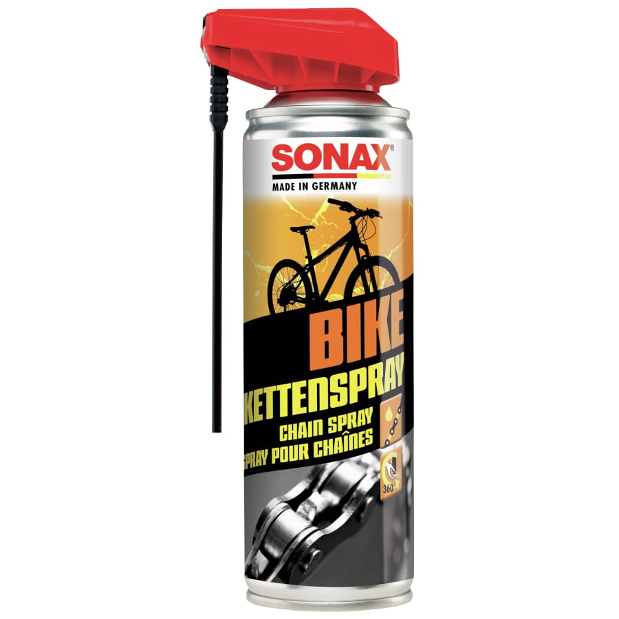 SONAX Kettenspray BIKE, mit EasySpray – 300 ml - Sprühdose