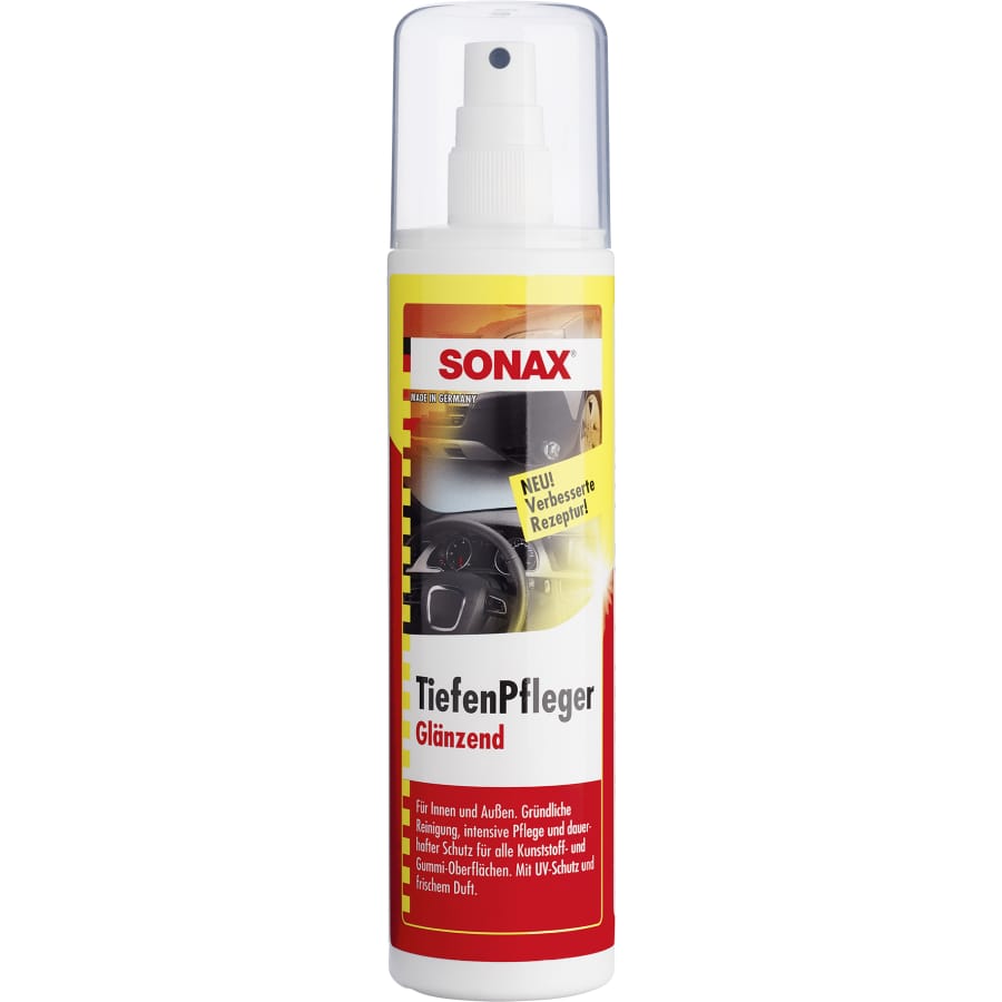SONAX Kunststoffreiniger Tiefenpflege, glänzend 300 ml Pumpflasche