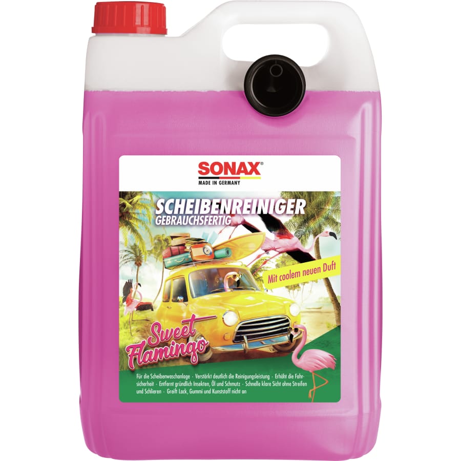 SONAX Scheibenreiniger Sweet Flamingo gebrauchsfertig 5 Liter Kanister