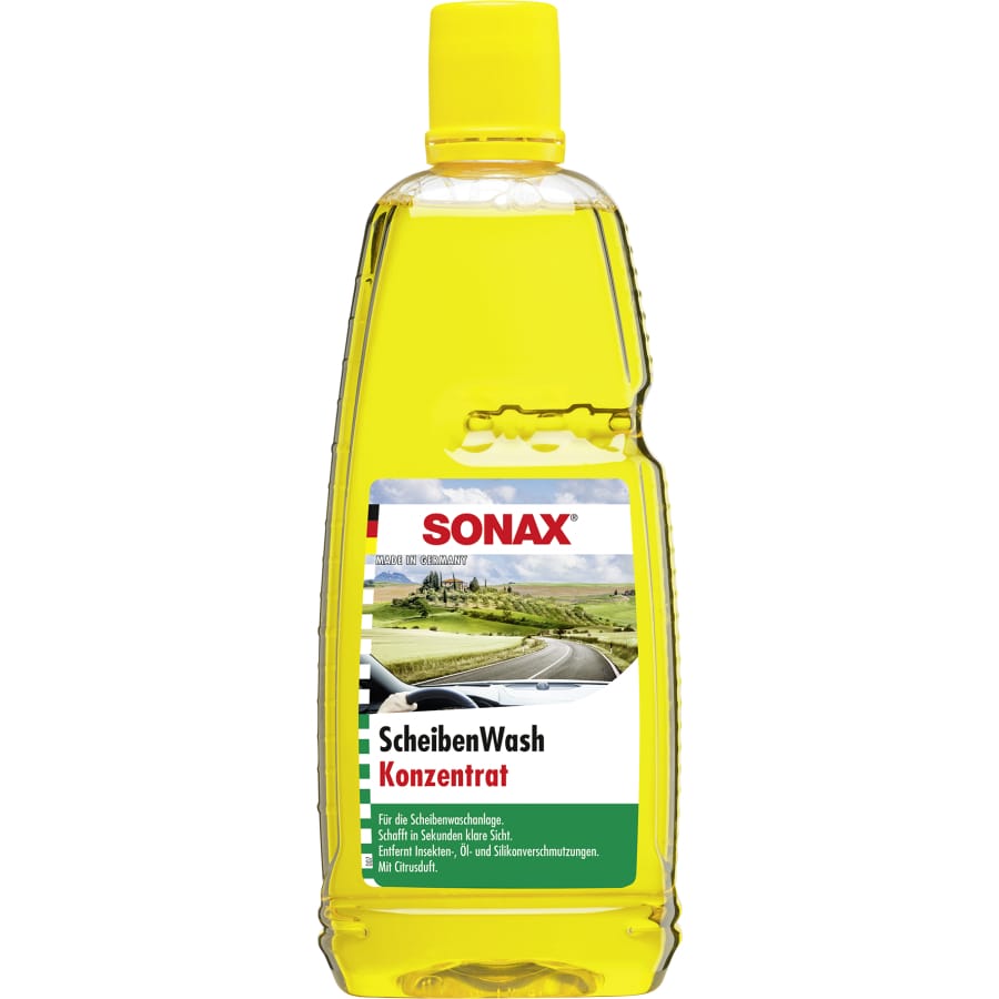 SONAX ScheibenWash Konzentrat mit Citrusduft 1000 ml Flasche