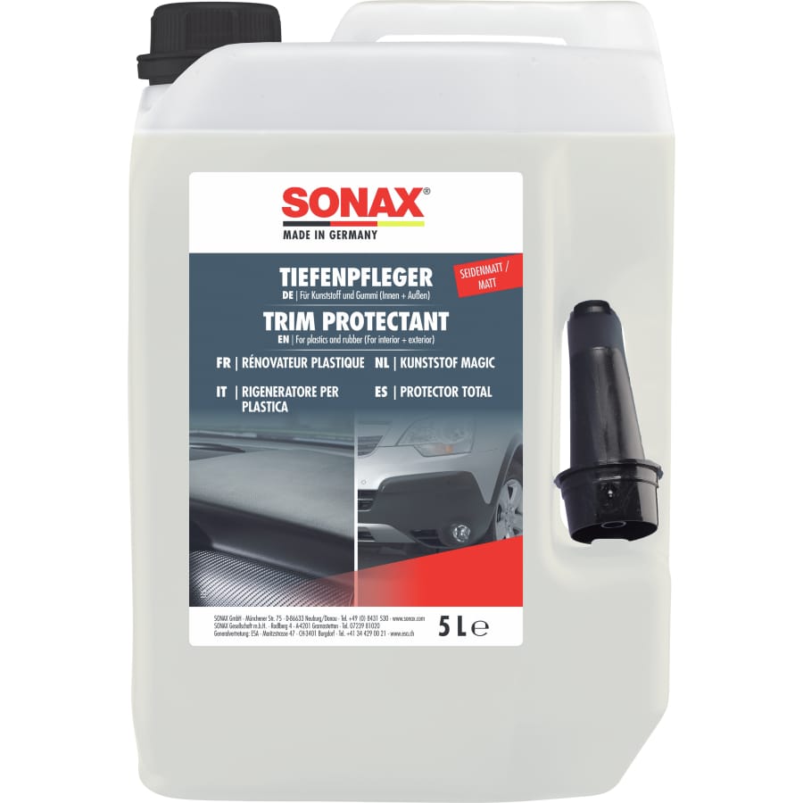 SONAX Tiefenpflege Kunststoffreiniger seidenmatt 5 Liter Kanister