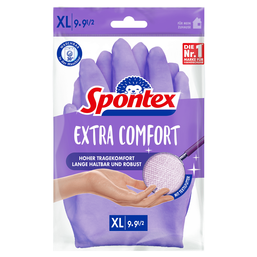 Spontex Haushaltshandschuhe extra Comfort Größe: Gr. 9-9,5