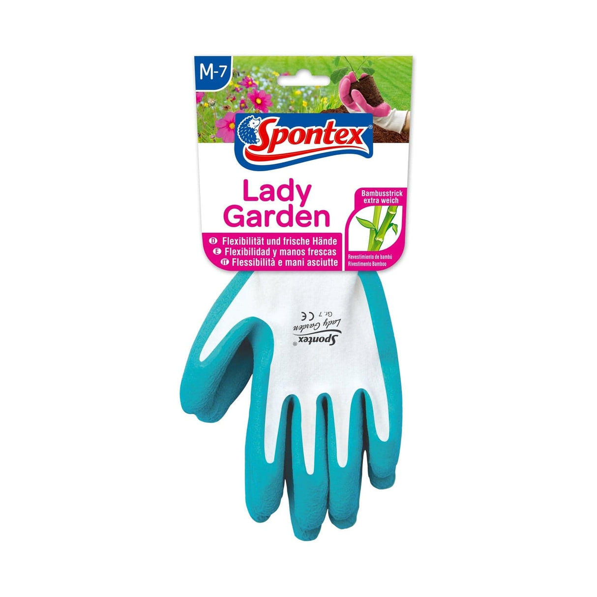 Spontex Lady Garden Gartenhandschuhe für Frauen Größe: M