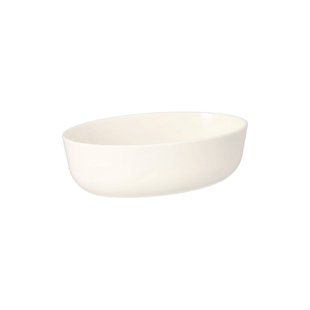 Starpak "Cella" Mehrweg-Schalen oval, 450 ml, weiß 1 Karton (4 Packungen × 15 Stück)