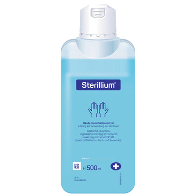 Sterillium Händedesinfektionsmittel – Hautfreundliche Desinfektion für Hände & Haut 500 ml