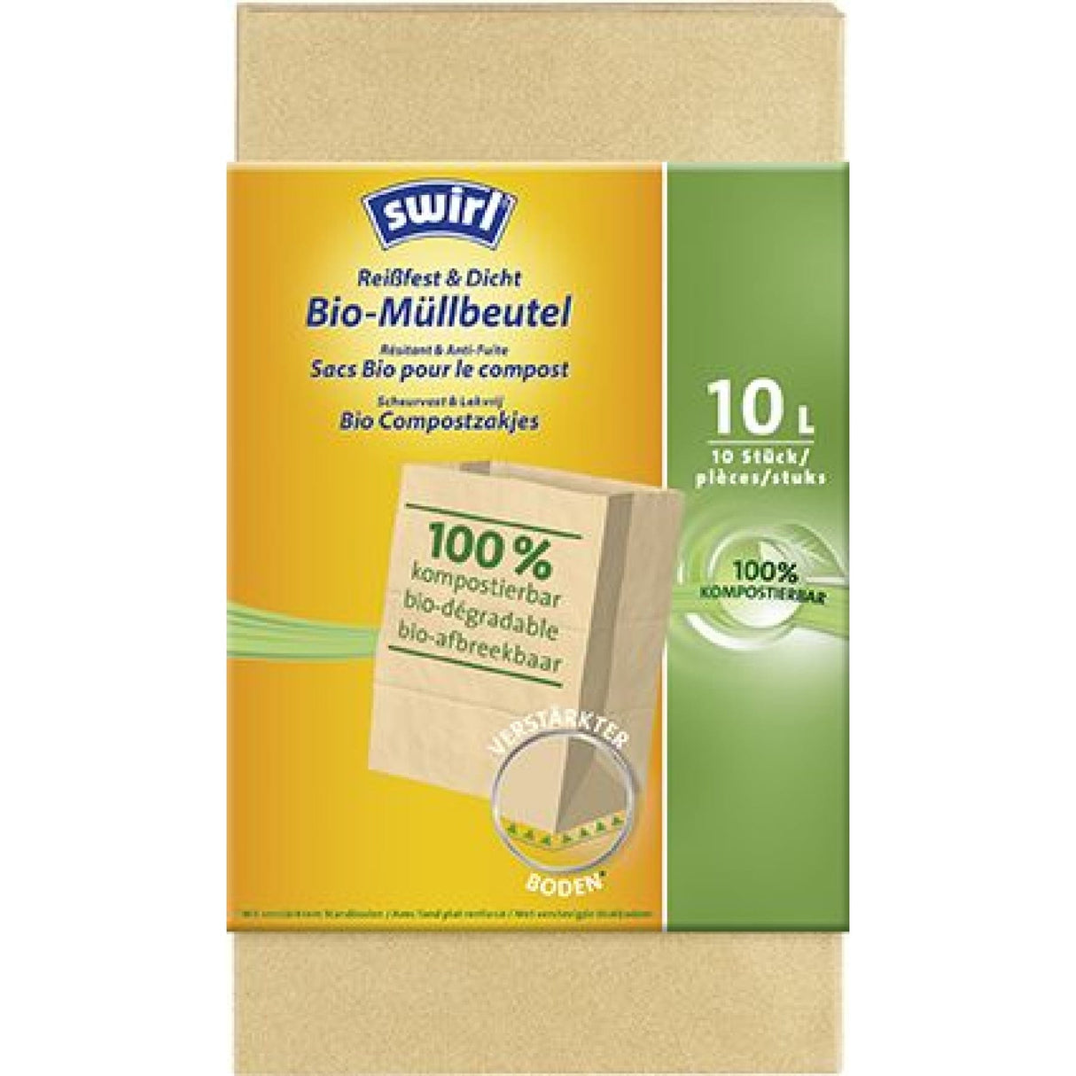Swirl® Bioabfall-Beutel 10 l 1 Packung = 10 Stück