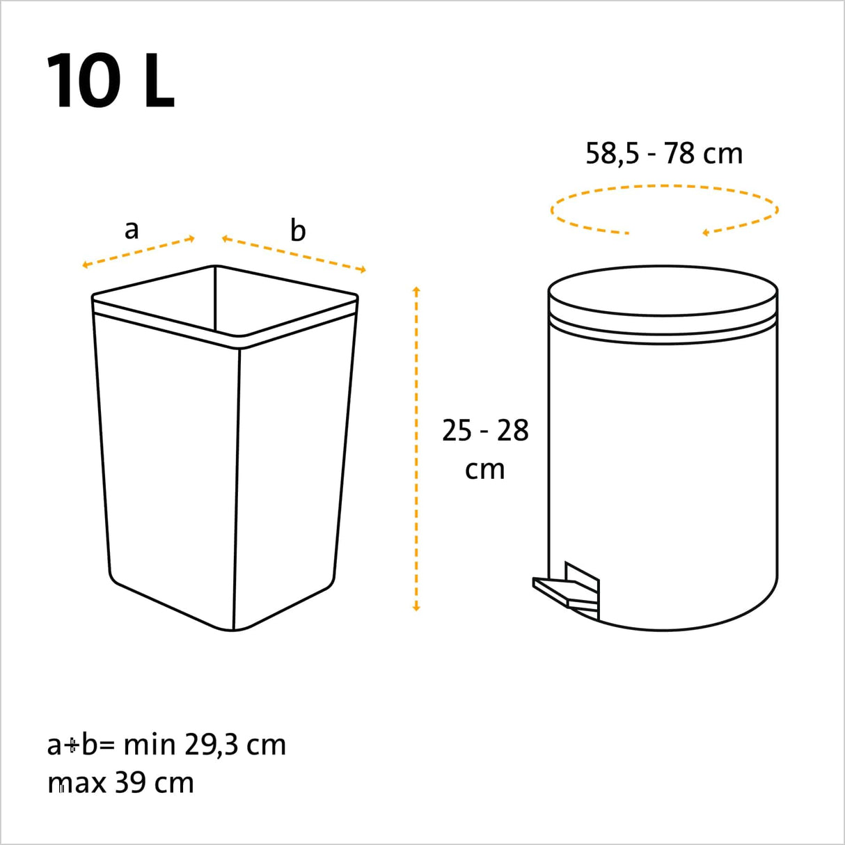 Swirl® Duft - Müllbeutel Reißfest, Vanille-Lavendel, 10 Liter