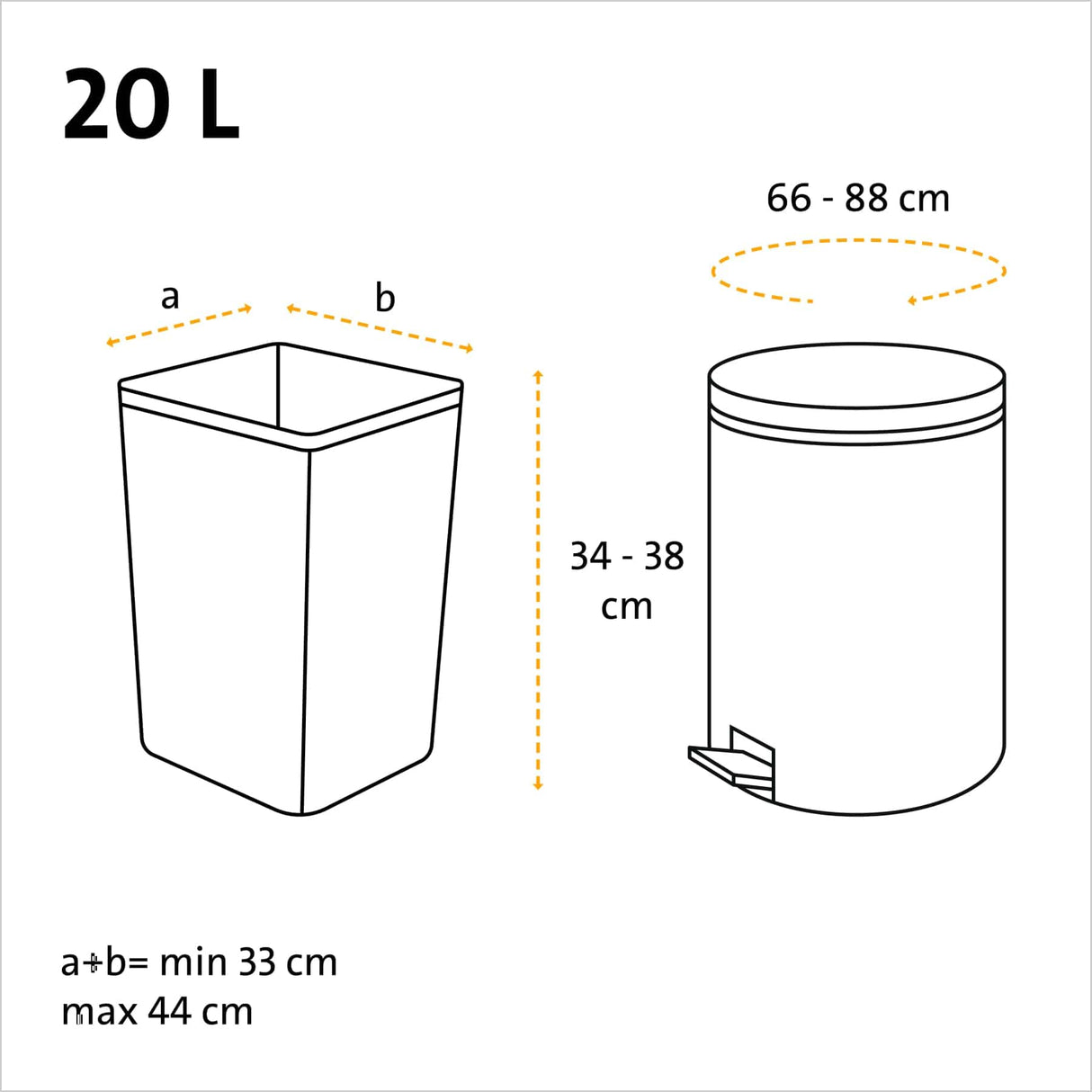 Swirl® Duft - Müllbeutel Reißfest, Vanille-Lavendel, 20 Liter