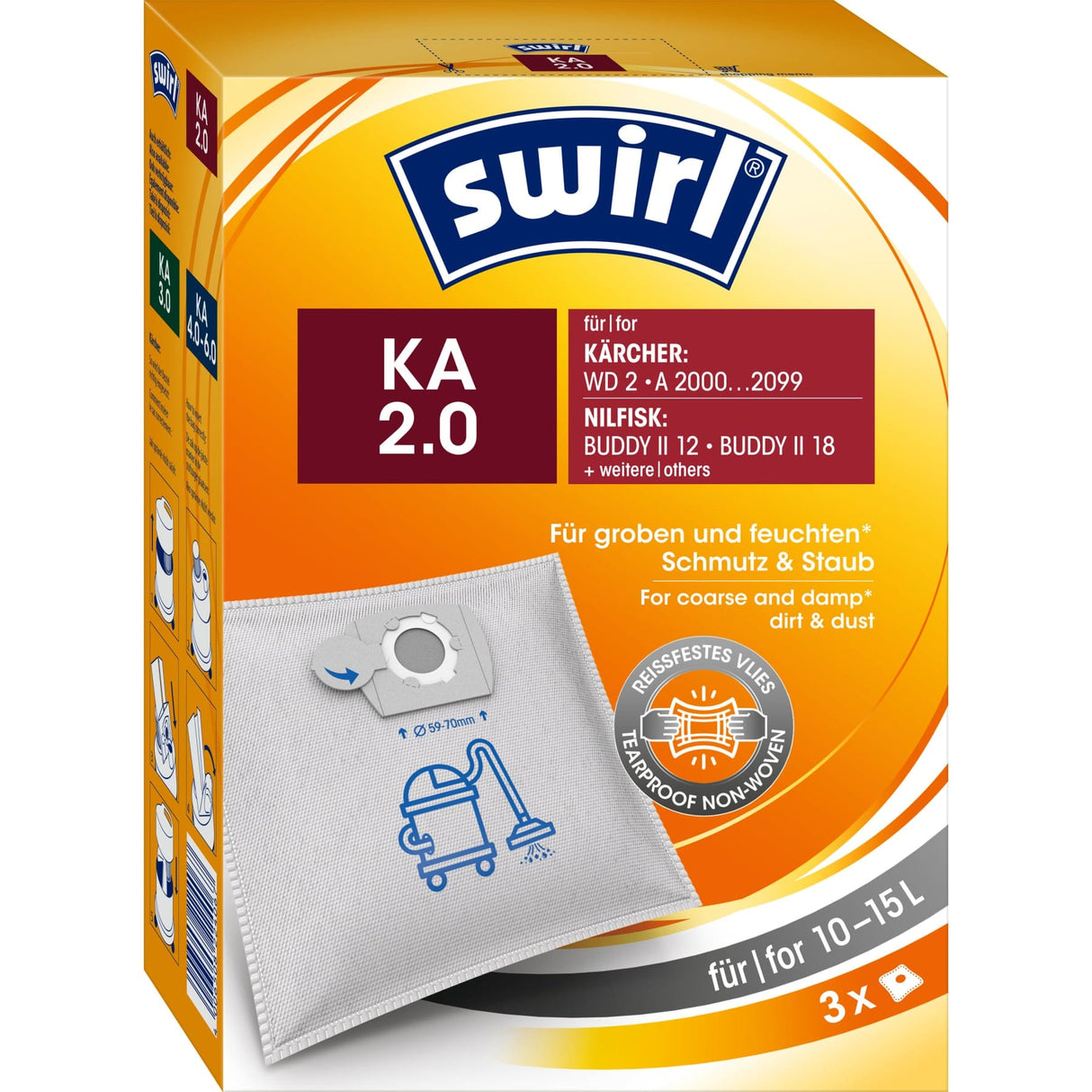 Swirl® Staubsaugerbeutel KA 2.0