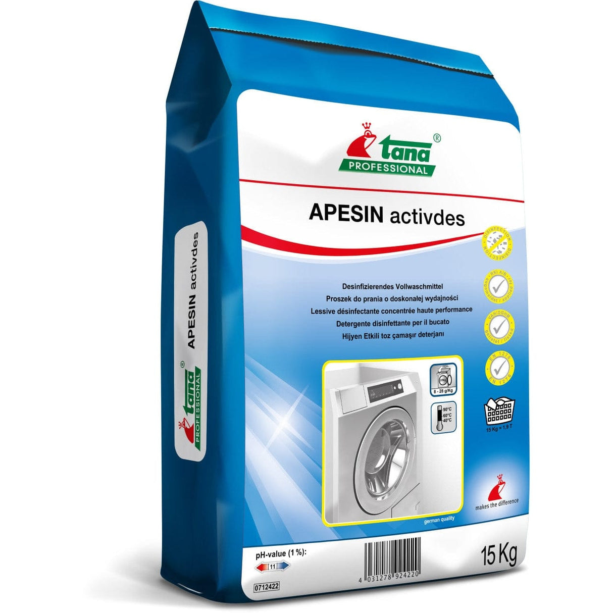 TANA apesin activdes Desinfizierendes Vollwaschmittel