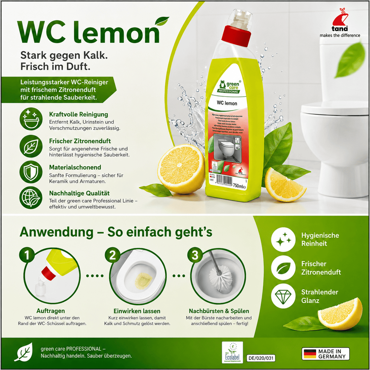 TANA WC Lemon WC-Reiniger