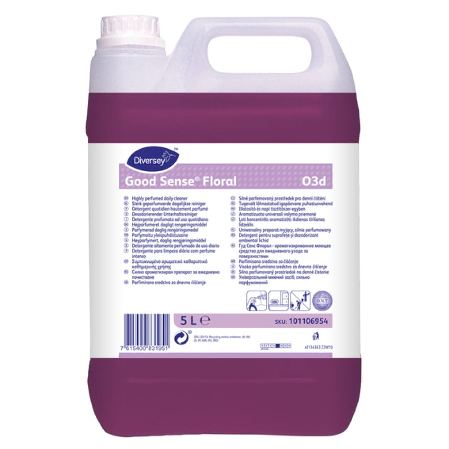 TASKI Good Sense Floral Allzweckreiniger, hoch parfümiert 10 Liter (2 x 5 L)