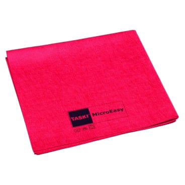 TASKI MicroEasy Mikrofasertuch, Vliesstoff 5 Tücher, Rot