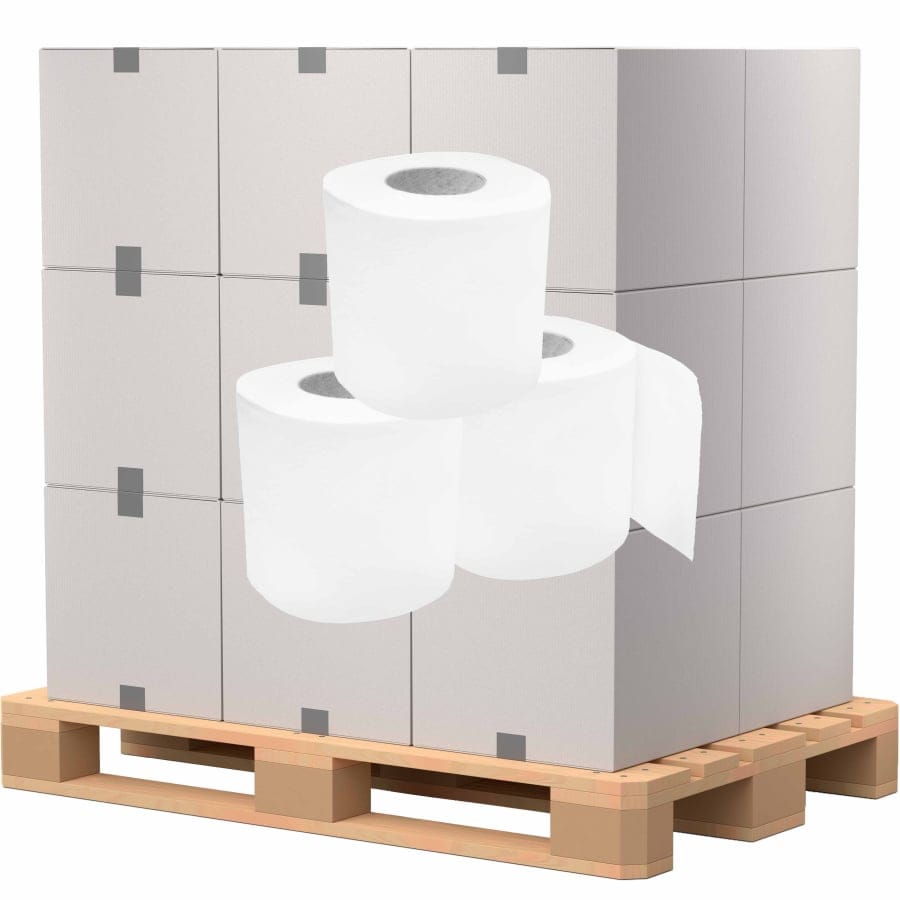 Toilettenpapier, Tissue, 3-lagig, hochweiß