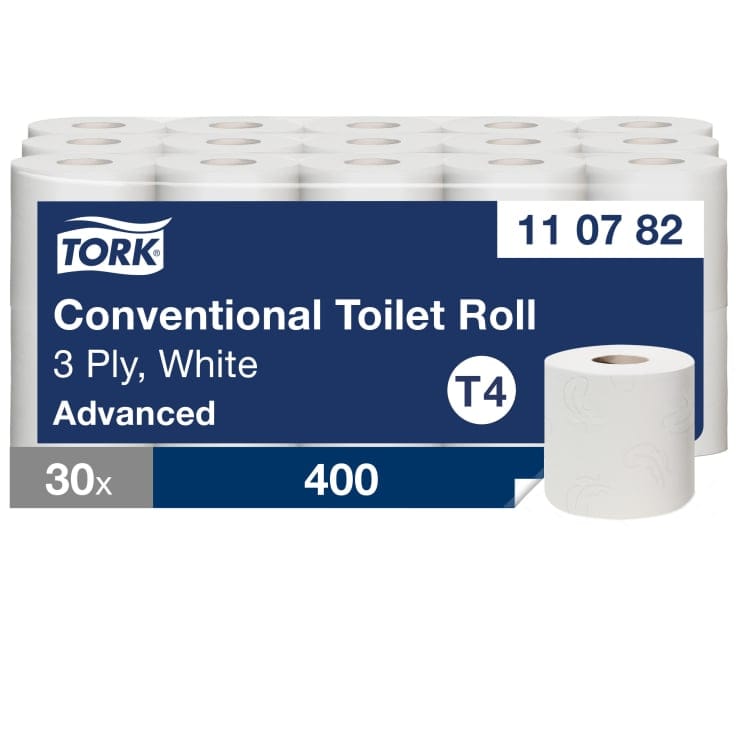 Tork Kleinrollen Toilettenpapier T4 Advanced 3-lagig weiß