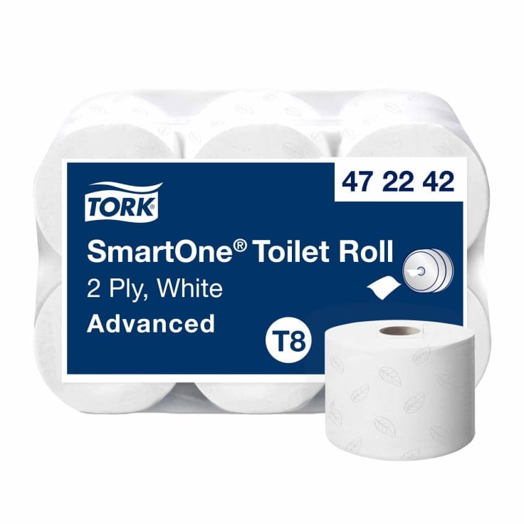 Tork Toilettenpapier SmartOne T8 kompatibel weiß Reinigungsbedarf