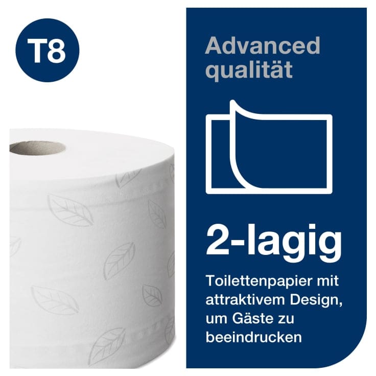 Tork Toilettenpapier SmartOne T8 kompatibel weiß Reinigungsbedarf