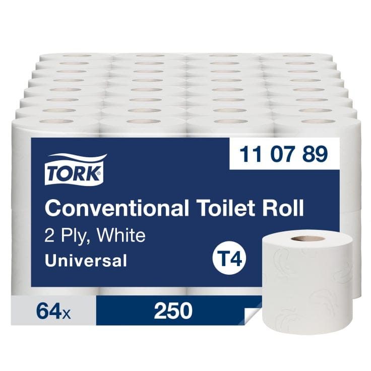 Tork Toilettenpapier T4 Tissue 2-lagig naturweiß Toilettenhygiene