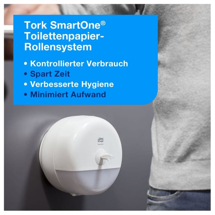 Tork SmartOne Toilettenpapierspender T8 Einzelblattentnahme