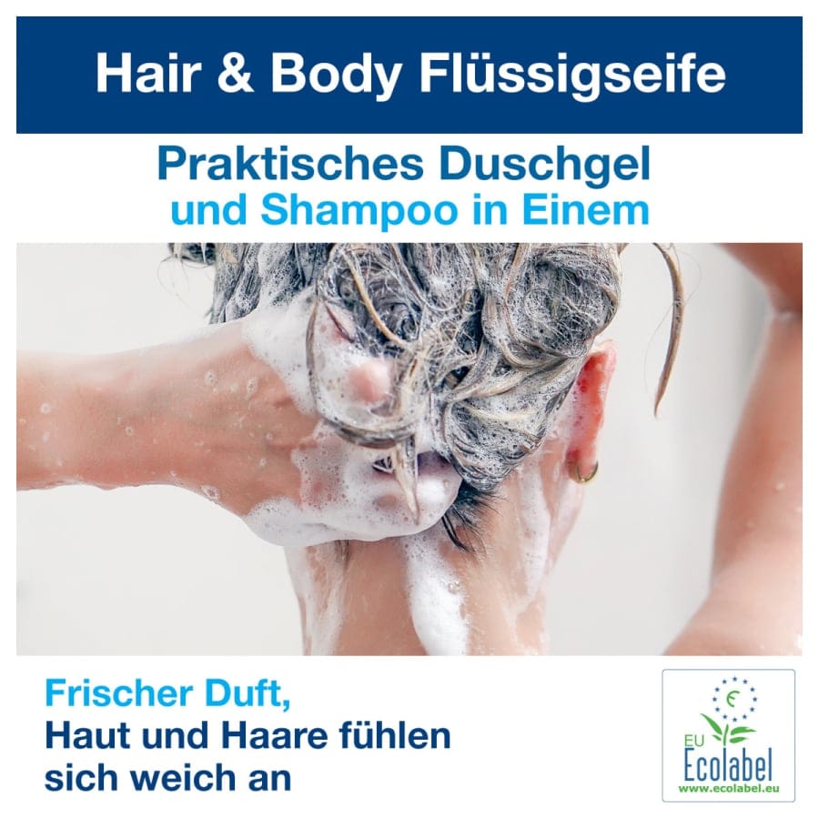 Tork Hair & Body Flüssigseife S1, Hellblau