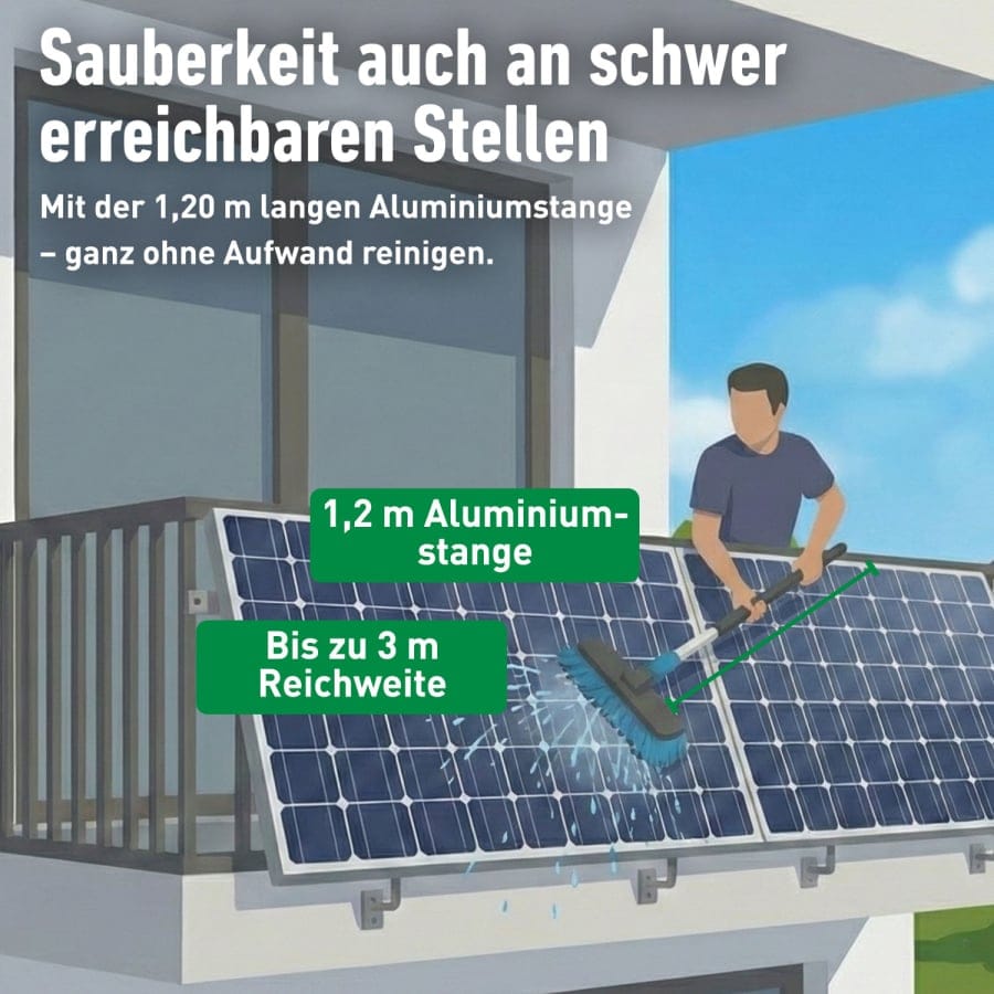 UNGER HighFlow Reinwasser Kit, 1,2 Meter – 3-teiliges Set