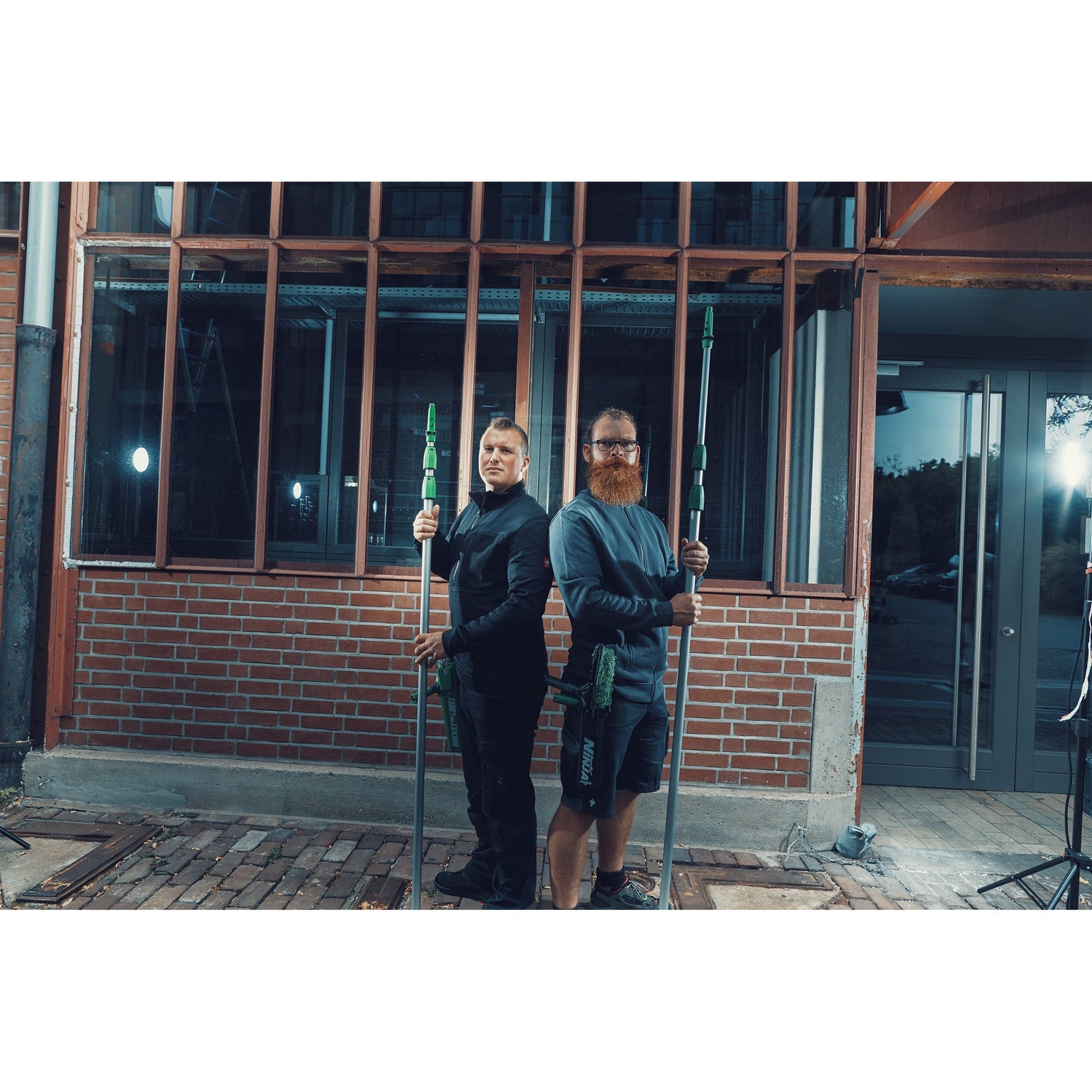 UNGER OptiLoc pole 3-part, telescopic pole for glass cleaning