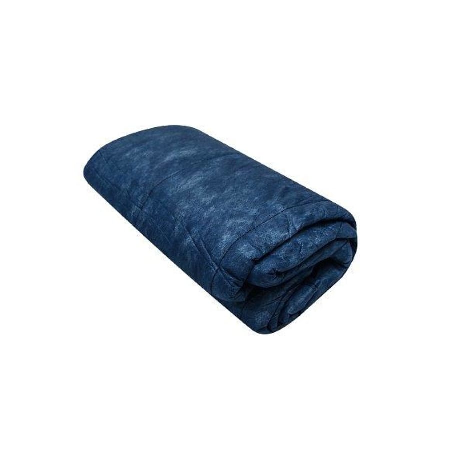 UNISAN Einmaldecke, blau Baumwollfüllung 300 g, Karton à 30 Stück