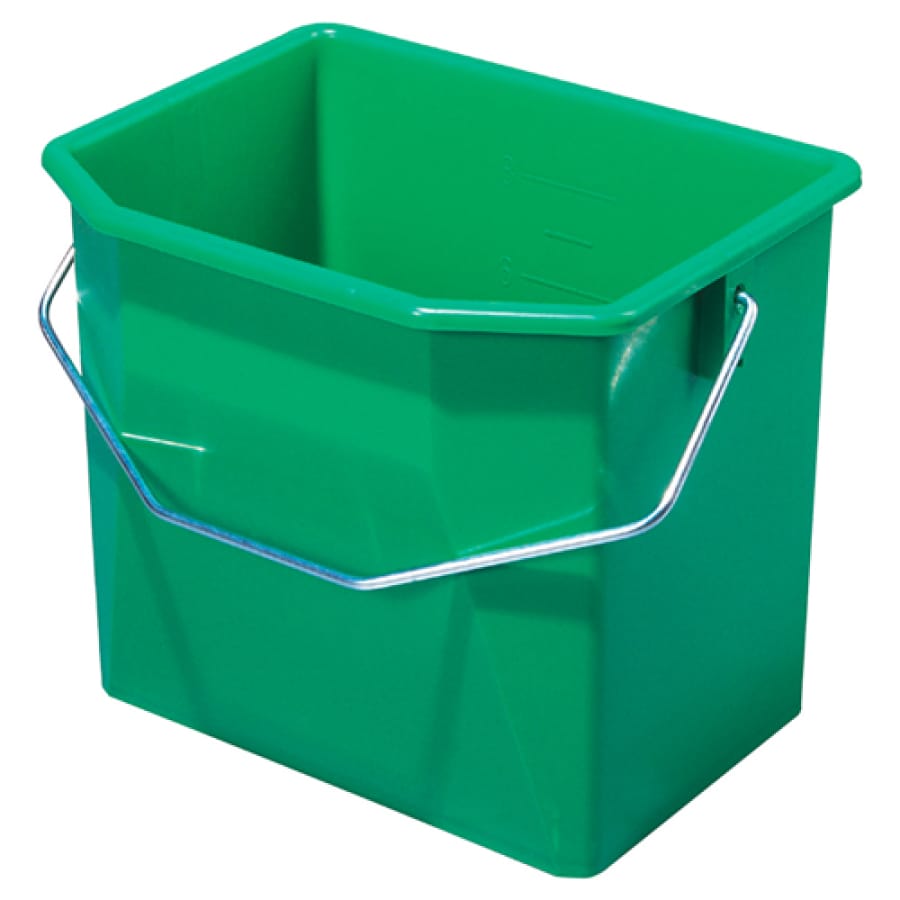 VERMOP Eimer mit Metallbügel, 8 Liter grün
