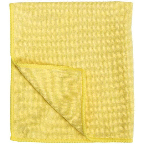 Vermop PROGRESSIVE Microfaser-Reinigungstuch in Gelb, 35 x 40 cm, für streifenfreies Reinigen von Oberflächen.