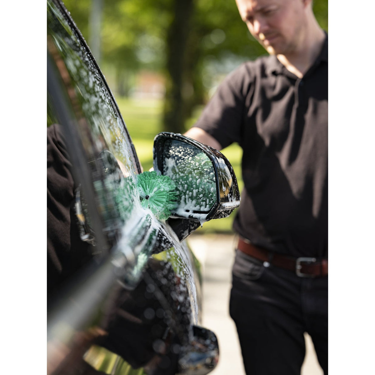 Vikan Autowaschbürste für Leichtmetallfelgen, Ø 105 mm, 425 mm