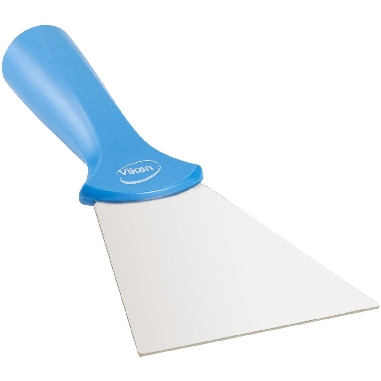 Vikan Handschaber, Stielmodell, 100 mm Blau