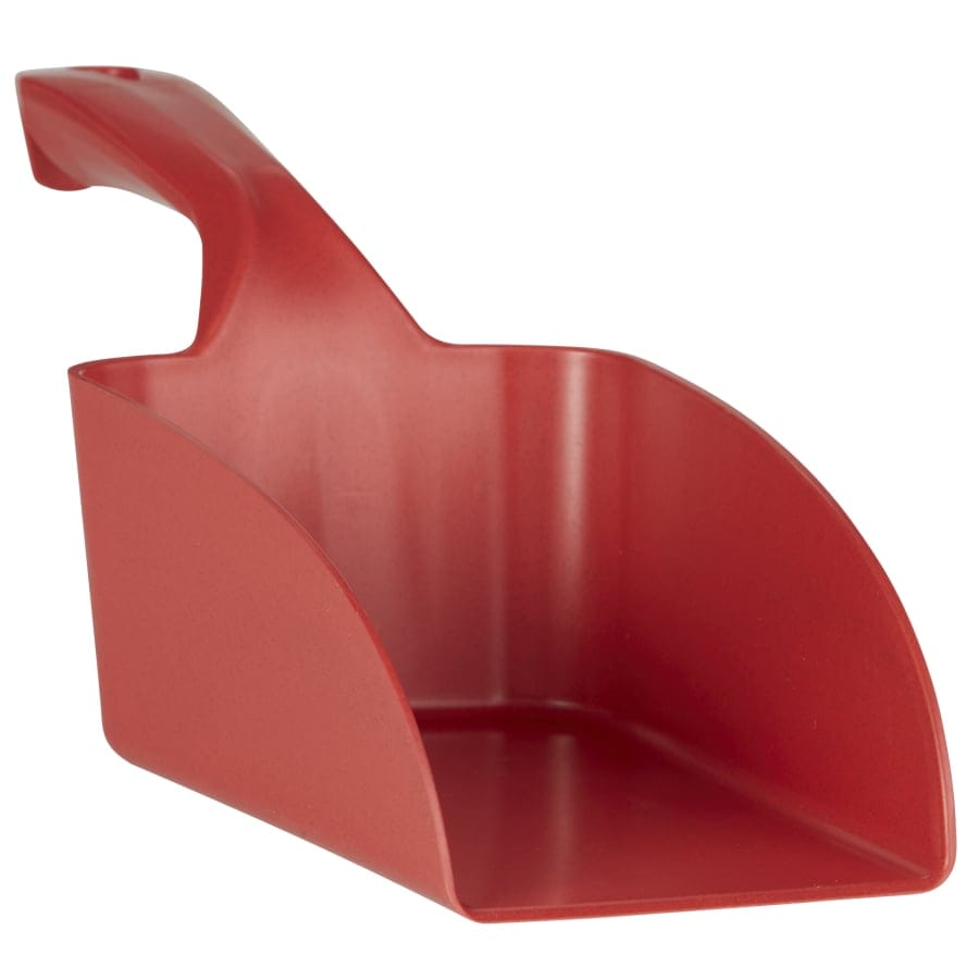 Vikan Handschaufel, metalldetektierbar, 1 Liter 1 l, Rot