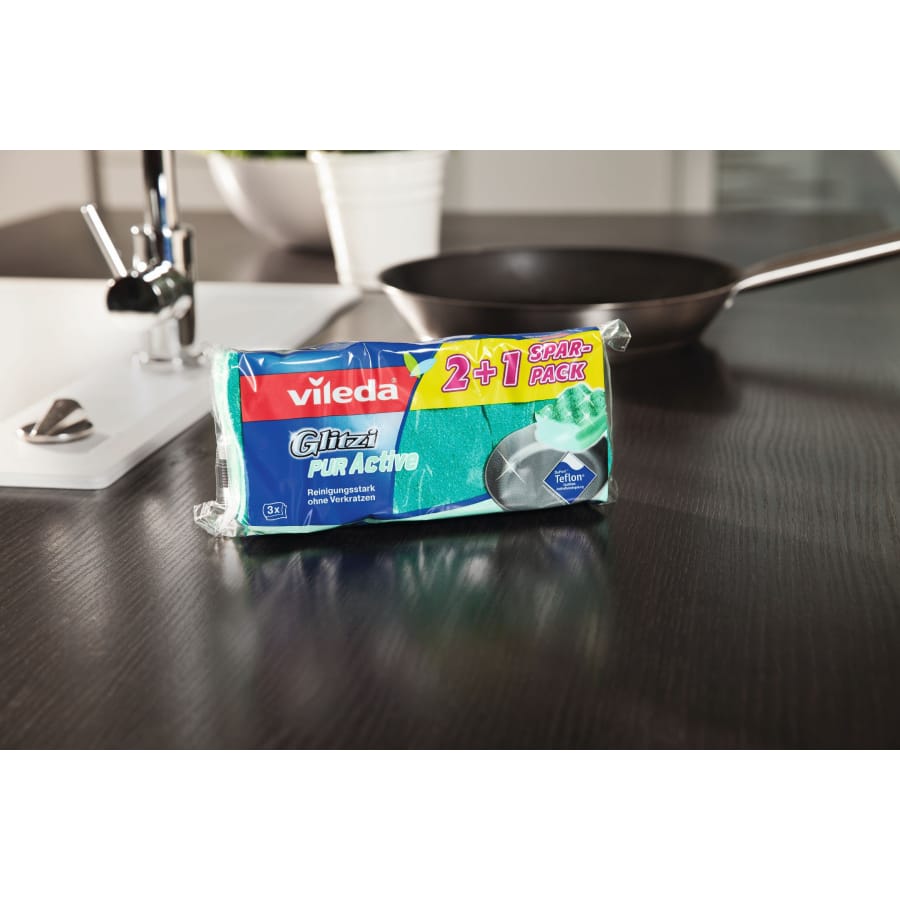 Vileda Glitzi Pur Active 2+1 Topfreiniger