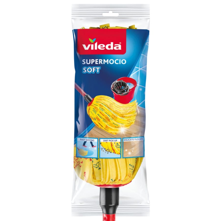 Vileda SuperMocio Soft Wischmop mit Stiel