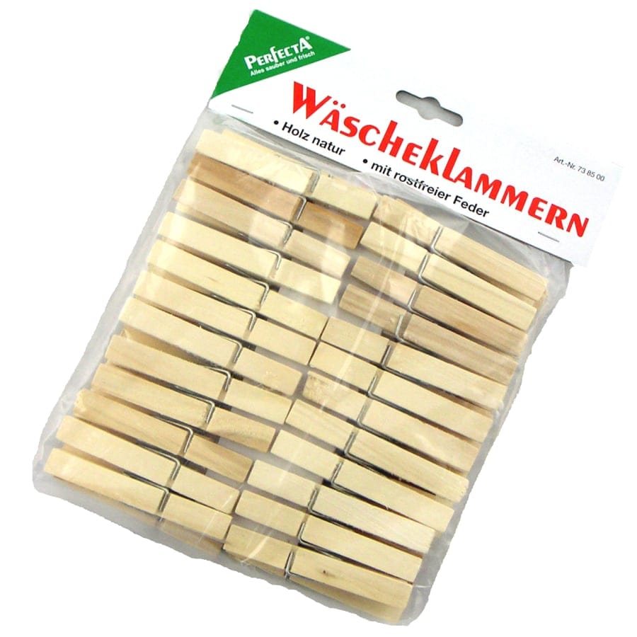 Wäscheklammern, Holz