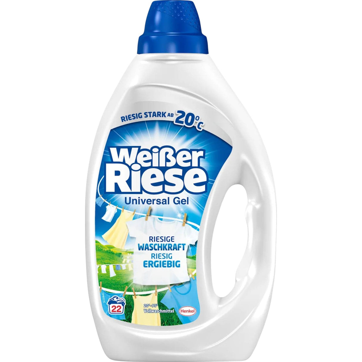Weißer Riese Universal Gel Vollwaschmittel, 22 WL