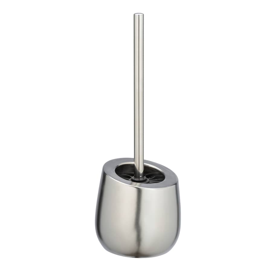 WENKO Badi WC-Garnitur Keramik mit Randreiniger chrom mattiert