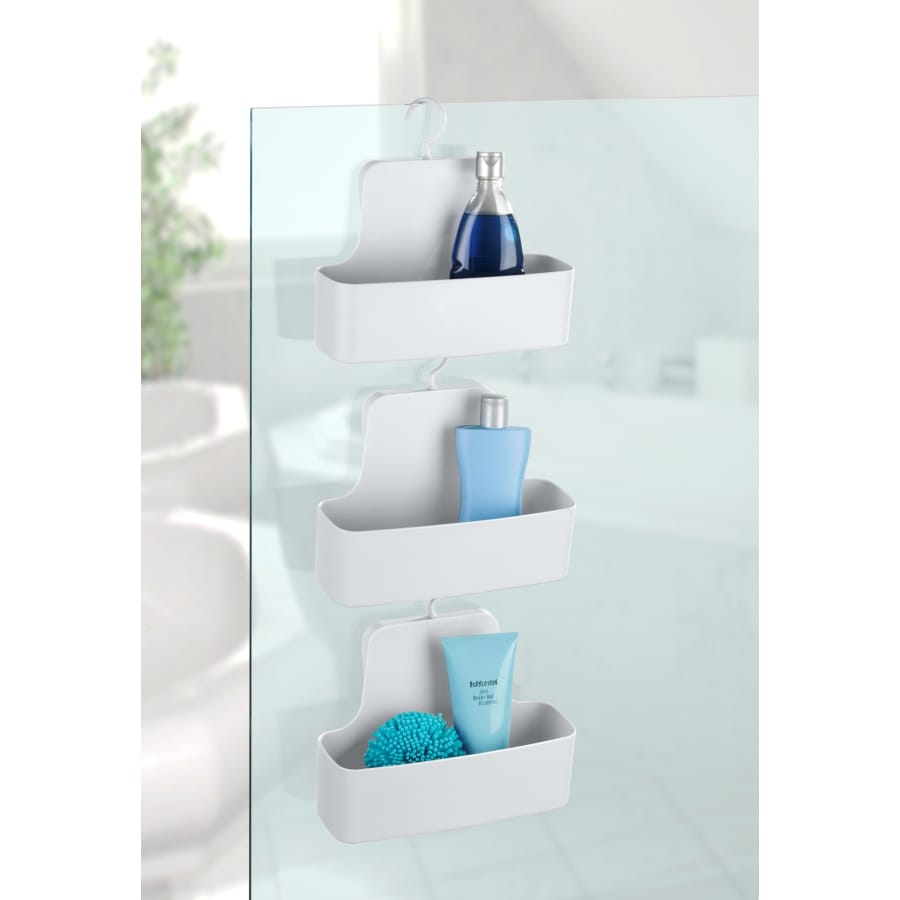 WENKO Barcelona Duschcaddy zum Einhängen weiß