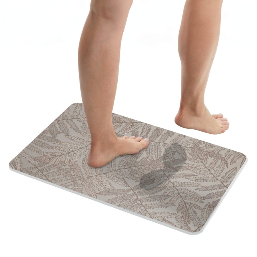 WENKO Diatomit Badematte, 60 x 39 cm, rutschsicher Dafni