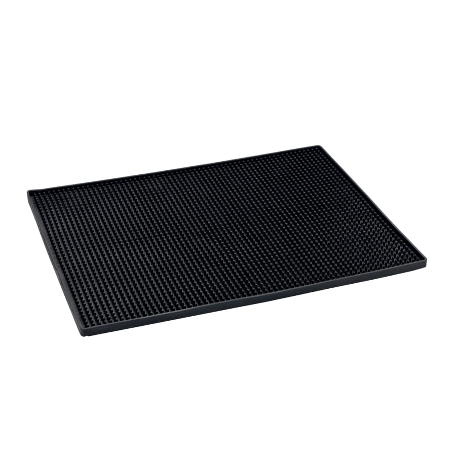 WENKO Maxi Abtropfmatte mit Noppenstruktur, 40 x 30 cm schwarz