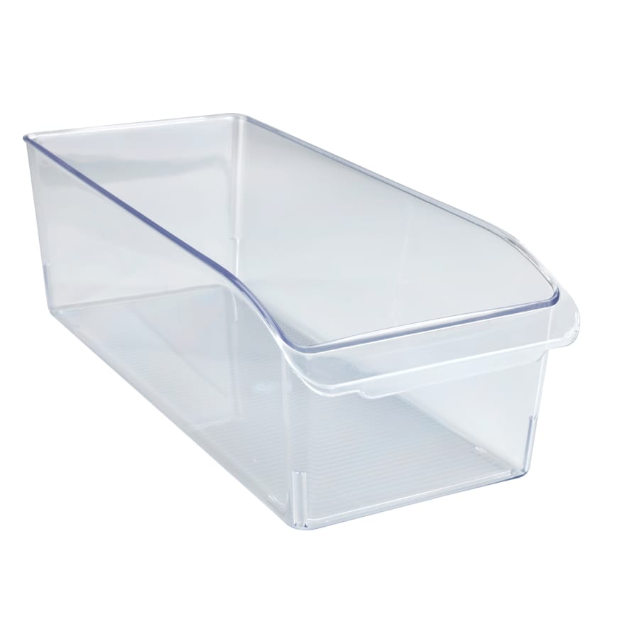 WENKO Schrank-Organizer Aufbewahrungsbox transparent Größe M, 15 x 11 x 37 cm