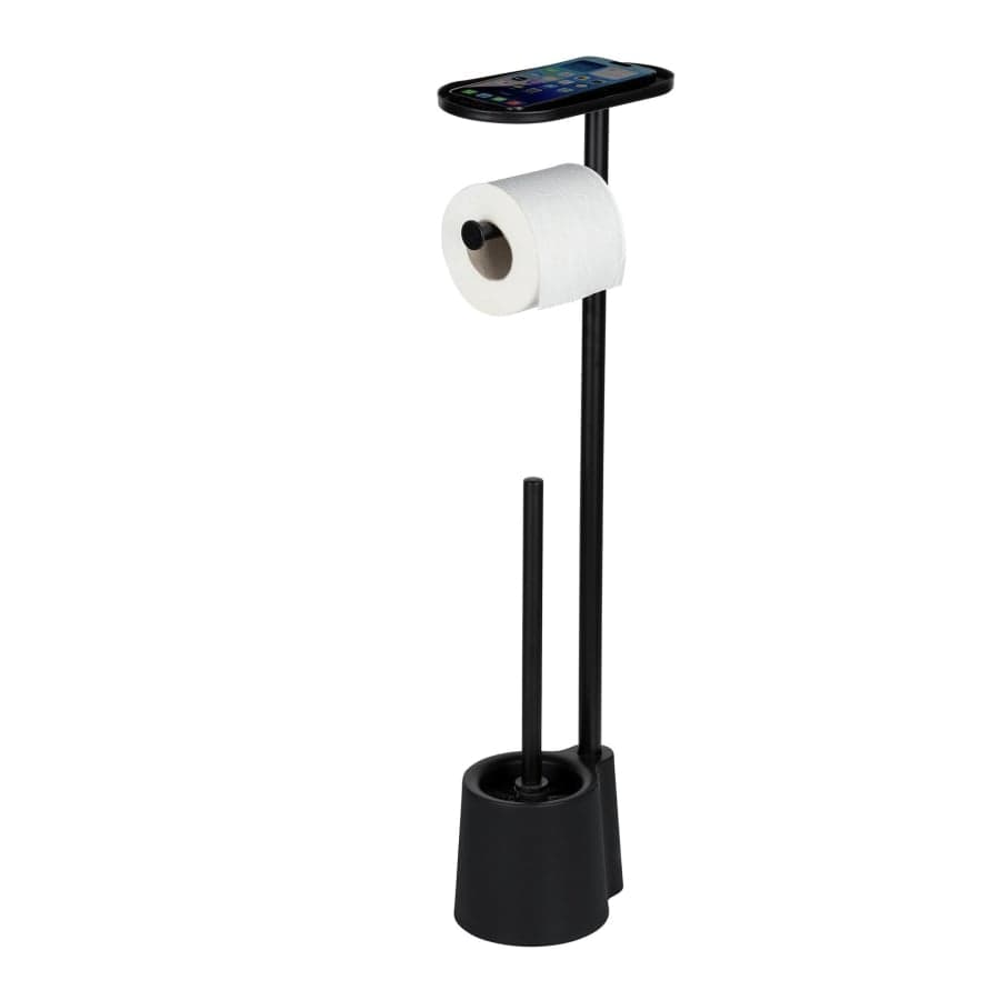 WENKO Stand-WC-Garnitur Albella, schwarz